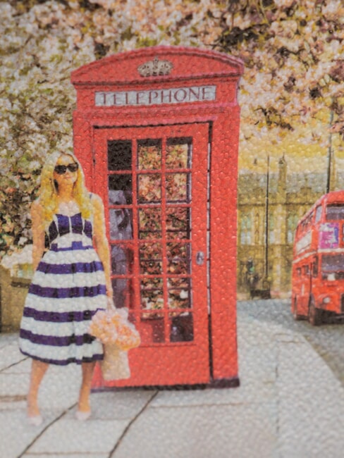 YESBAG Mittelgro&szlig;e Umh&auml;ngetasche Englische Rose - Damentaschen