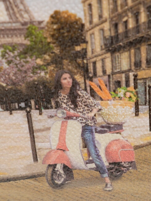 YESBAG  Clutch-Umh&auml;ngetasche Schleier Paris - Damentaschen