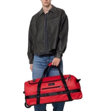 EASTPAK DUFFEL PACK WHEEL M Mittelgro&szlig;er wasserabweisender Reisetaschen-Trolley Plane rot - Halbharte Trolleys - 6