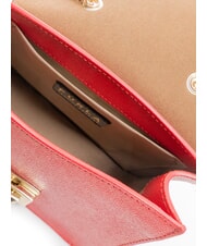 FURLA BELLA  Mini-Umh&auml;ngetasche aus Leder Venezianisches Rot - Damentaschen - 5