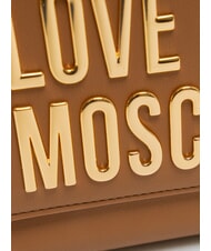 LOVE MOSCHINO BOLD LOVE Mini-Handtasche mit Schultergurt Kamel - Damentaschen - 3