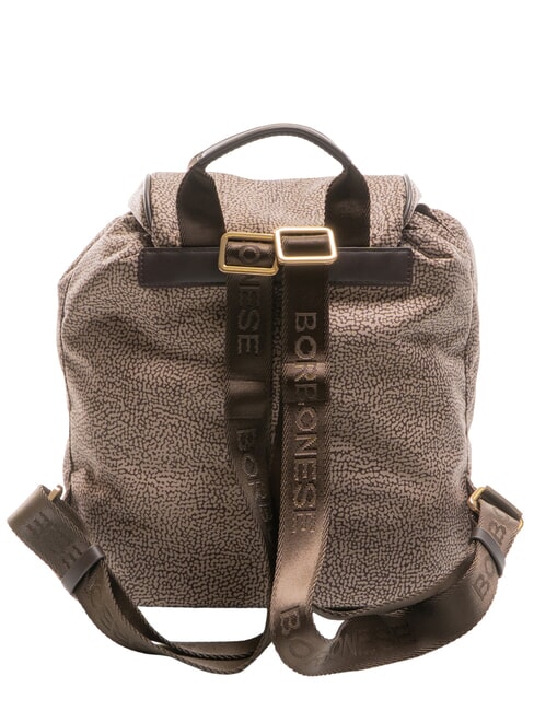 FLEXOS ZIP Rucksack natur op/dunkelbraun - Damentaschen