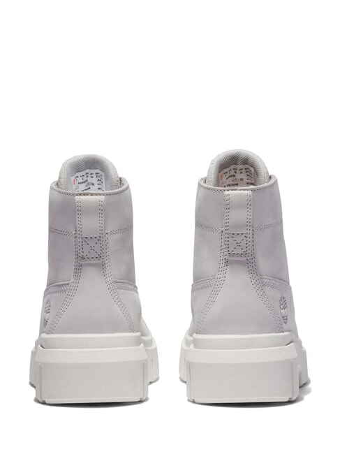 GREYFIELD Stiefeletten aus Leder grau violett - Damenschuhe