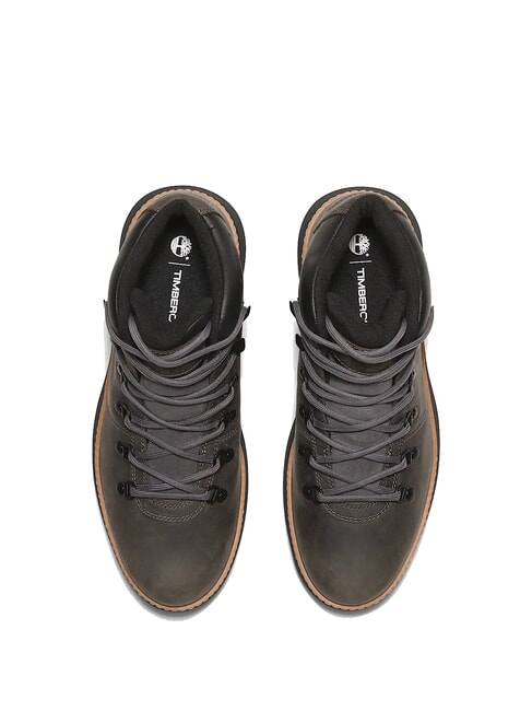 HUDSON ROAD Lederschuhe dunkelgraues Vollnarbenleder - Herrenschuhe