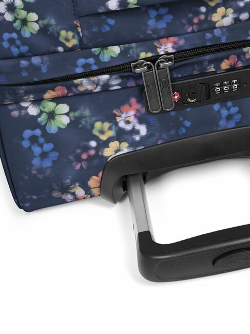 TRANSIT'R M Trolley mittlerer Gr&ouml;&szlig;e Flora Fade Navy - Halbharte Trolleys