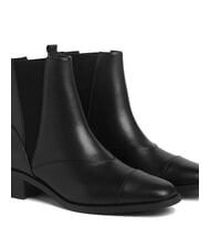 COCCINELLE NIKLA SMOOTH Chelsea-Boots aus glattem Leder Schwarz - Damenschuhe - 3