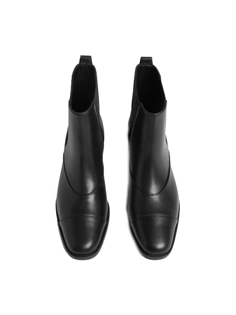 NIKLA SMOOTH Chelsea-Boots aus glattem Leder Schwarz - Damenschuhe