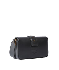 PINKO LOVE ONE SLOUCHY Mini-Umh&auml;ngetasche aus Leder - Damentaschen