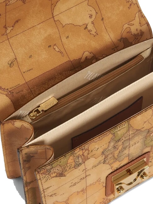 GEO CLASSIC Kleine Umh&auml;ngetasche NAT&Uuml;RLICH - Damentaschen