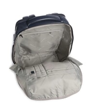 PIQUADRO RUSSEL Lederrucksack f&uuml;r 15,6"-Laptop Blau - PC-Rucks&auml;cke - 4