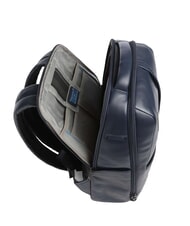 PIQUADRO RUSSEL 14" Laptop-Rucksack aus Leder Blau - PC-Rucks&auml;cke - 3