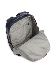 PIQUADRO RUSSEL 14" Laptop-Rucksack aus Leder Blau - PC-Rucks&auml;cke - 4