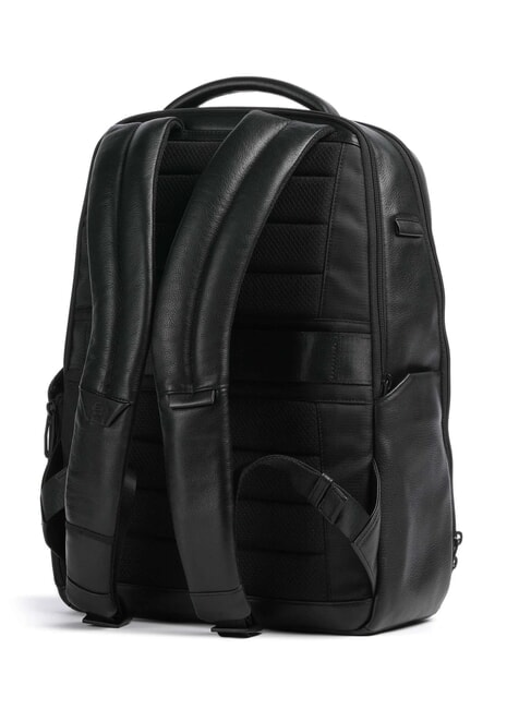 RUSSEL 14" Laptop-Rucksack aus Leder Schwarz - PC-Rucks&auml;cke