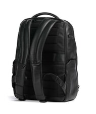 PIQUADRO RUSSEL 14" Laptop-Rucksack aus Leder Schwarz - PC-Rucks&auml;cke - 2