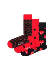 HAPPY SOCKS I LOVE YOU Geschenkset mit 3 Paar Socken - Damenstr&uuml;mpfe