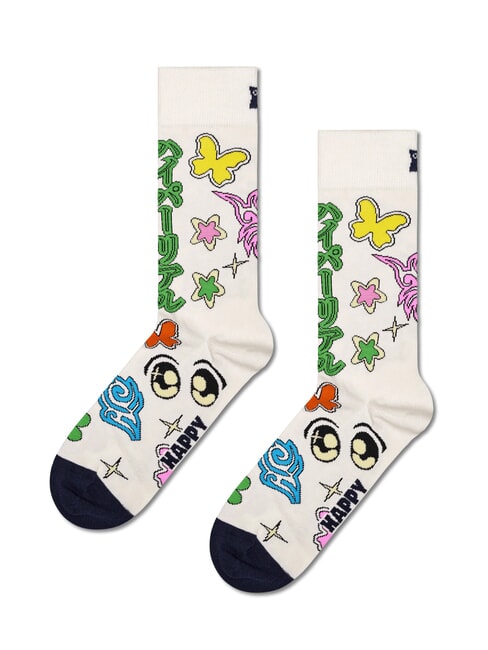 SPINNING WHEEL Geschenkset mit 2 Paar Socken Wei&szlig; - Damenstr&uuml;mpfe