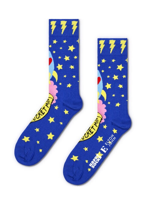 ELTON JOHN Geschenkset mit 3 Paar Socken Schwarz - Herrensocken/Herrenstr&uuml;mpfe