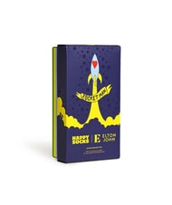 HAPPY SOCKS ELTON JOHN Geschenkset mit 3 Paar Socken Schwarz - Herrensocken/Herrenstr&uuml;mpfe - 5