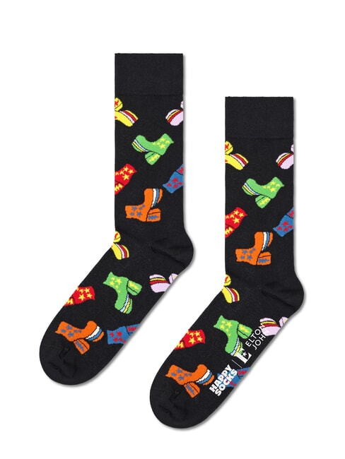 ELTON JOHN Geschenkset mit 3 Paar Socken Schwarz - Herrensocken/Herrenstr&uuml;mpfe