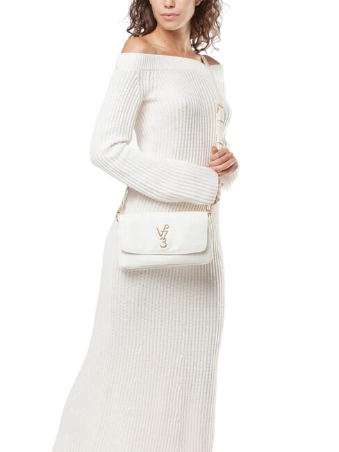 LOUISE Mittelgro&szlig;e Umh&auml;ngetasche mit Kettengriff ecru - Damentaschen