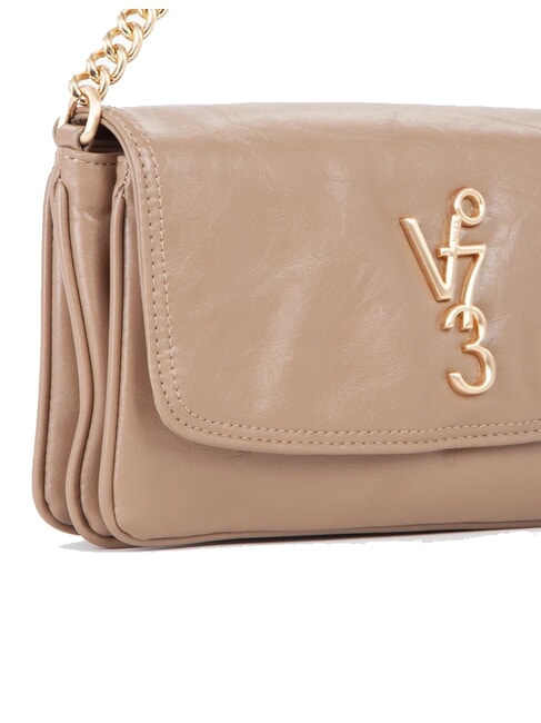 LOUISE Mittelgro&szlig;e Umh&auml;ngetasche mit Kettengriff taupe - Damentaschen