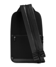 PIQUADRO W137 One-Shoulder-Rucksack aus Leder Schwarz - PC-Rucks&auml;cke - 4