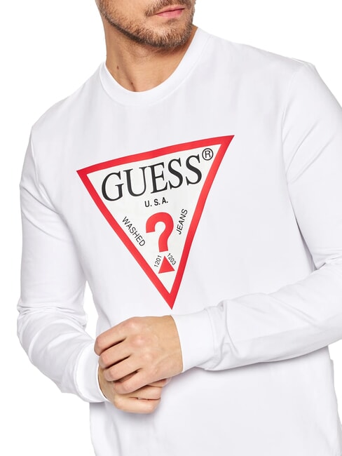 AUDLEY Sweatshirt mit Dreieck-Logo purwei&szlig; - Sweatshirts Herren