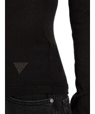 GUESS ANITA TURTLE Pullover tiefschwarz meliert - Damenpullover - 4