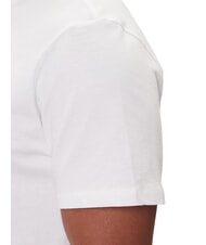 GUESS TRIANGLE LOGO Kurzarm-T-Shirt mit normaler Passform purwei&szlig; - Herren-T-Shirts - 4