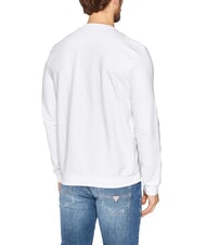 GUESS AUDLEY Sweatshirt mit Dreieck-Logo purwei&szlig; - Sweatshirts Herren - 2