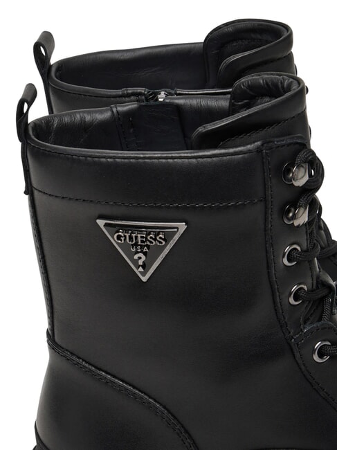 BADA2 Stiefeletten aus Leder SCHWARZ - Damenschuhe