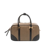 BORBONESE OUTLINE Handtasche natur op / schwarz - Damentaschen - 4