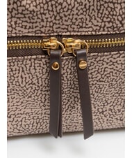 BORBONESE FLEXOS ZIP Mini-Umh&auml;ngetasche natur op/dunkelbraun - Damentaschen - 3