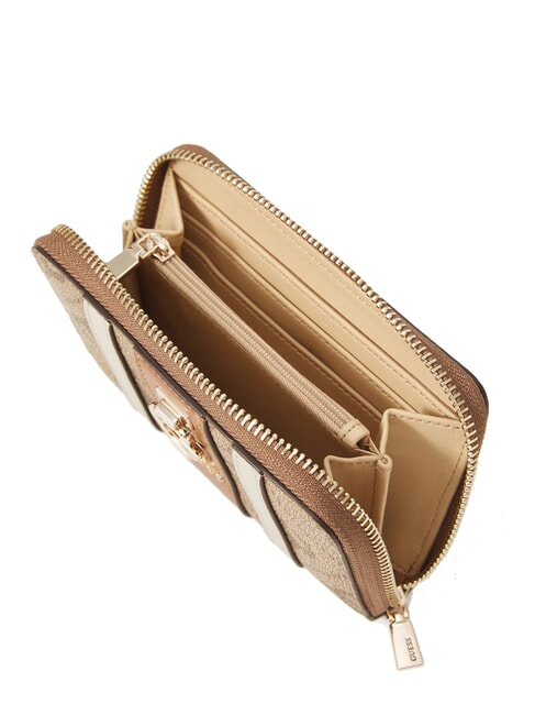 ERENIA Mittelgro&szlig;e Geldb&ouml;rse mit Rundum-Rei&szlig;verschluss MILCH-LOGO - Brieftaschen Damen