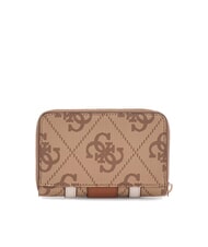 GUESS ERENIA Mittelgro&szlig;e Geldb&ouml;rse mit Rundum-Rei&szlig;verschluss MILCH-LOGO - Brieftaschen Damen - 4