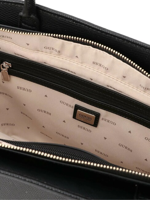 BOLENA Umh&auml;ngetasche mit Herzanh&auml;nger SCHWARZ - Damentaschen