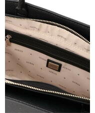 GUESS BOLENA Umh&auml;ngetasche mit Herzanh&auml;nger SCHWARZ - Damentaschen - 7