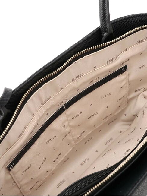 BOLENA Umh&auml;ngetasche mit Herzanh&auml;nger SCHWARZ - Damentaschen