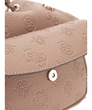 GUESS CRESIDIA II Rucksack mit Tasche Logo in dunklem Taupe - Damentaschen - 3