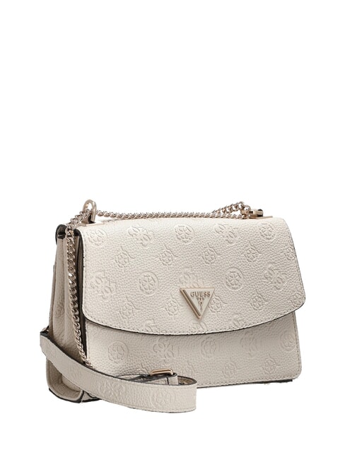 CRESIDIA II Umh&auml;ngetasche mit &Uuml;berschlag Knochenlogo - Damentaschen