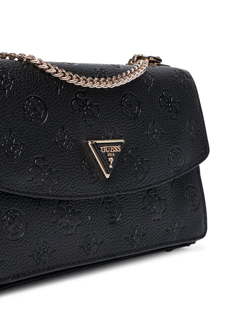 CRESIDIA II Umh&auml;ngetasche mit &Uuml;berschlag schwarzes Logo - Damentaschen