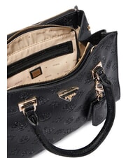 GUESS CRESIDIA II Handtasche mit Schultergurt schwarzes Logo - Damentaschen - 5