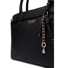 GUESS GREGORIA Gro&szlig;e Handtasche mit Schultergurt SCHWARZ - Damentaschen - 4