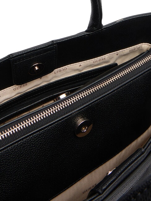 GREGORIA Gro&szlig;e Handtasche mit Schultergurt SCHWARZ - Damentaschen