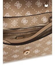 GUESS SILIA Wandelbare Umh&auml;ngetasche Keks-Logo - Damentaschen - 5