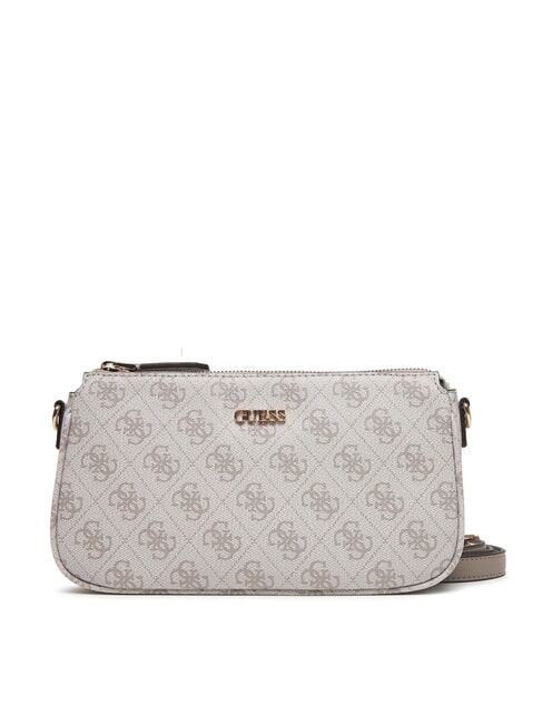 NOELLE 2 Umh&auml;ngetasche Logo in dunklem Taupe - Damentaschen