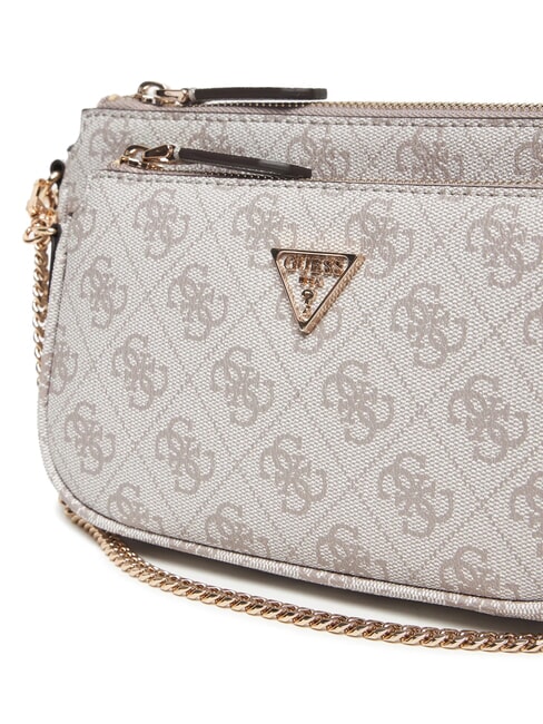 NOELLE 2 Umh&auml;ngetasche Logo in dunklem Taupe - Damentaschen