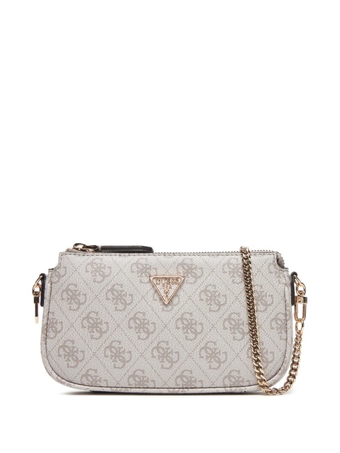 NOELLE 2 Umh&auml;ngetasche Logo in dunklem Taupe - Damentaschen