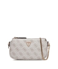 GUESS NOELLE 2 Umh&auml;ngetasche Logo in dunklem Taupe - Damentaschen - 5