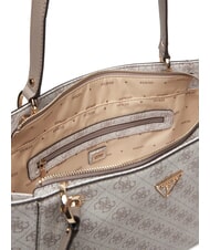GUESS NOELLE 2  Schultertasche Logo in dunklem Taupe - Damentaschen - 6